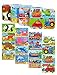Party Favors Puzzles for Kids Wooden Puzzles for Boys & Girls, 4 Sets (with Individual Storage Tin)