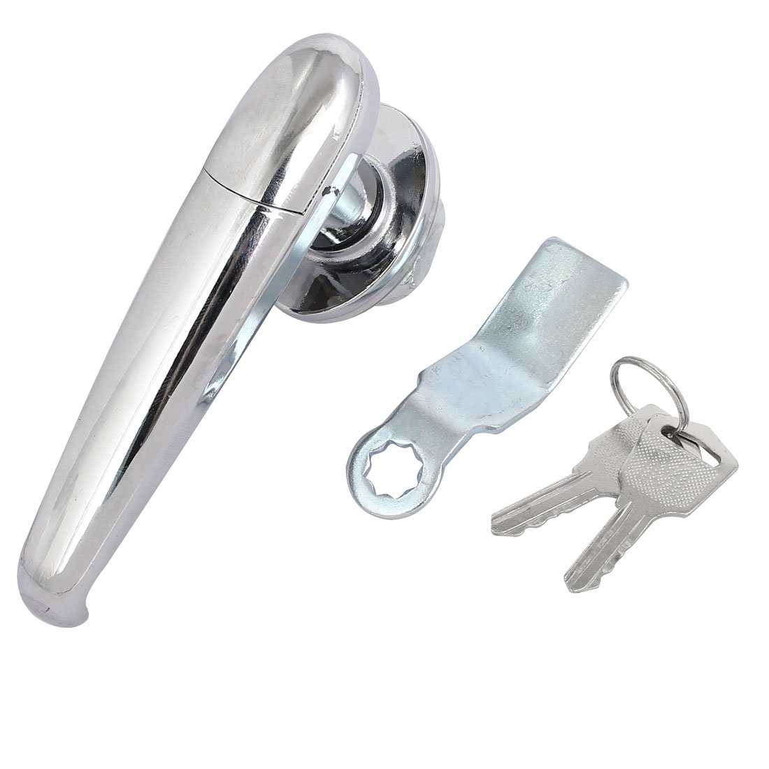 Sourcingmap Rotary Handle Recessed Metal Lock W 2 Keys for File Cabinet Door