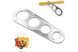 Spaghetti Measurer Tool, Spaghetti Pasta Measure Stainless Steel Measuring Tool 1-4 Adults Noodle Portion Measurement for Kit
