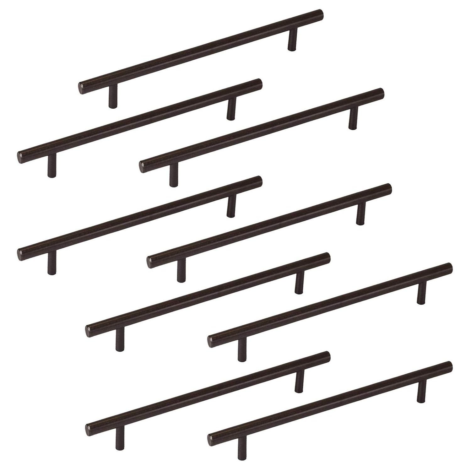Best Center-To-Center Aged Brass Bar Cabinet Pull