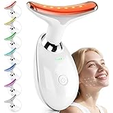 7 Color Face Massager Tool, Multifunctional Neck Facial Massager, Portable Face culpting Wand for Skin Care