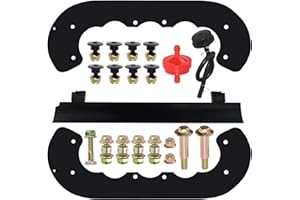 BOSFLAG 99-9313 Snow Blower Paddles with 133-5585 Scraper Replaces 125-1128 55-9250 55-9251 88-0771 for Toro 621 721 210R 421QR 621E 621QZE 621QZR 621R 621E 721QZE 721R Power Clear CCR6053 Snowthrower