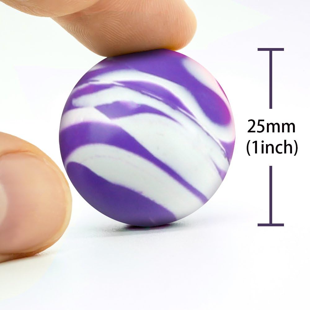Pllieay 24 Pieces Bouncy Balls for Kids Bouncy Ball for Party Favors Mixed Color Rubber Bouncy Balls for Party Bag Filler Christmas Stocking Stuffers - Image 4