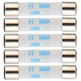 BOJACK Digital Multimeter Fuse 0.5A 500mA 600V DC