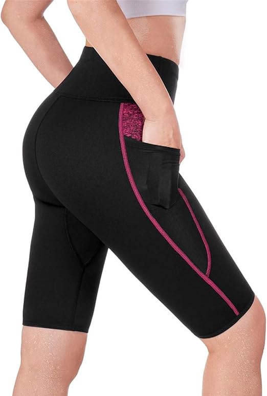 High Waist Women Sauna Short Pants Weight Loss Hot Sweat Slimming