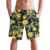 visesunny New Summer Men's Swim Trunks Quick Dry Bathing Suits Holiday Beach Short Casual Board Shorts