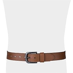 Dickies Men's Casual Leather Belt, Tan, 32