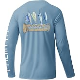 Palmyth Mens Fishing Shirts UPF 50+ Quick-Dry Long Sleeve T-Shirts | Lightweight, 4-Way Stretch, Moisture-Wicking Comfort and Bold Back Graphic for Fishing, Boating and Outdoors