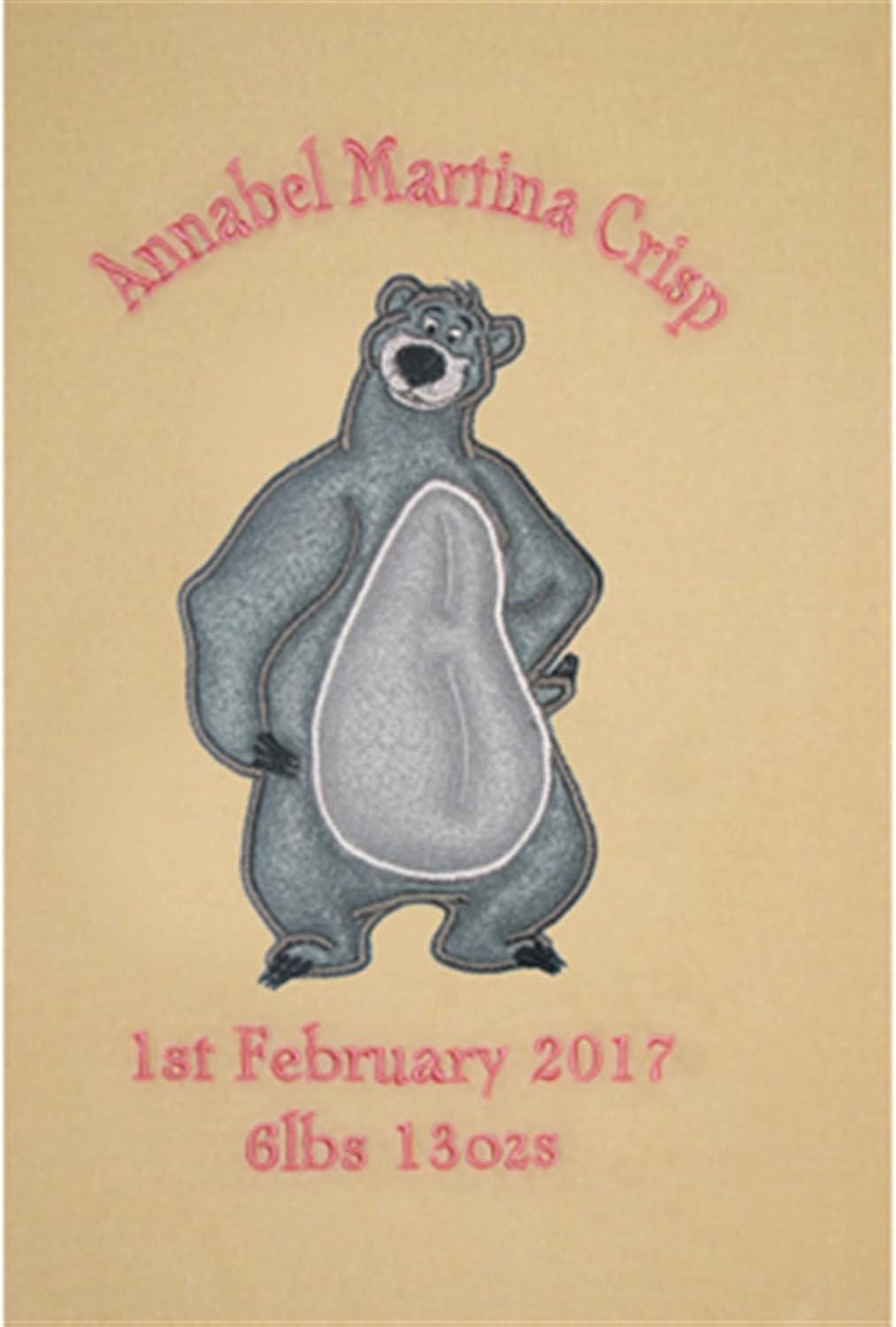 personalised baby blankets disney writing
