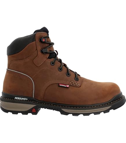 Georgia Boot Eagle One Waterproof Pull On Work Boot in Brown | Lyst