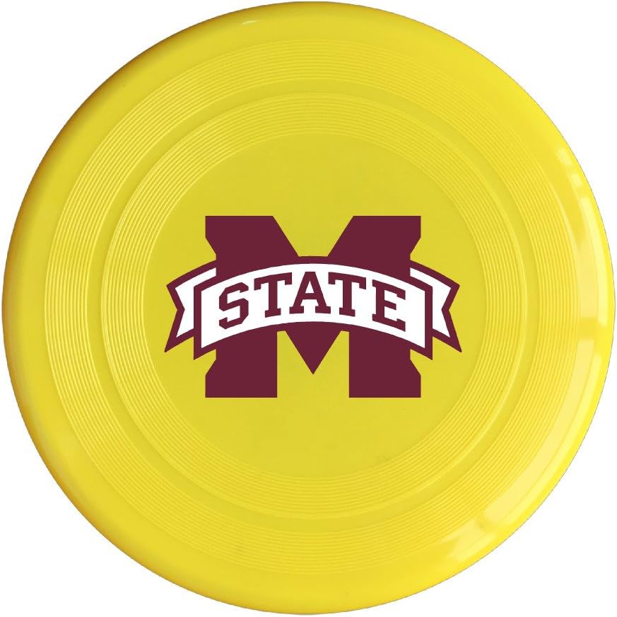 WG Unisex Mississippi State University MSU Bulldogs Outdoor Game Frisbee Ultra Star Yellow