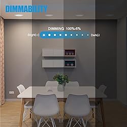 ECOELER 10 Pack 6 Inch LED 3000K Dimmable Flush
