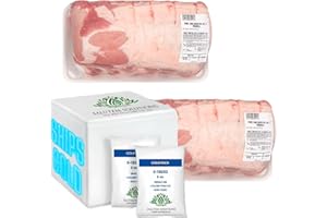 Salutem Vita - Pork Loin Bone-In Center Cut Roast, 4.2 lb (actual weight may vary within 5%) - Pack of 2