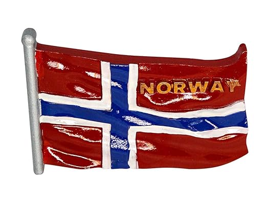 zamonji Noruega, Bandera de Europa 3D Imanes para Refrigerador ...