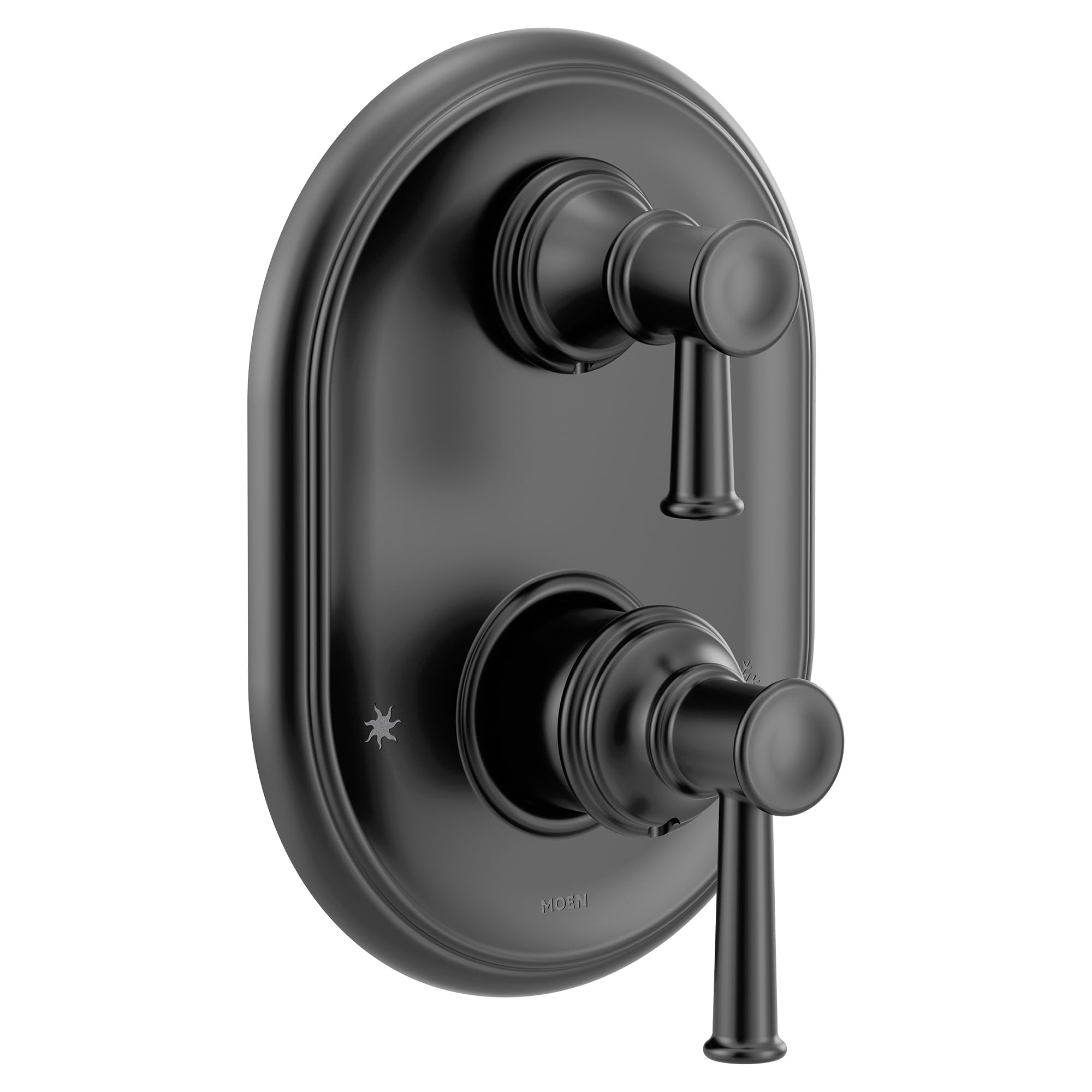 Photo 1 of Moen UT3322BLBelfield M-CORE 3-Series 2-Handle Shower Trim with Integrated Transfer Valve, Valve Required
