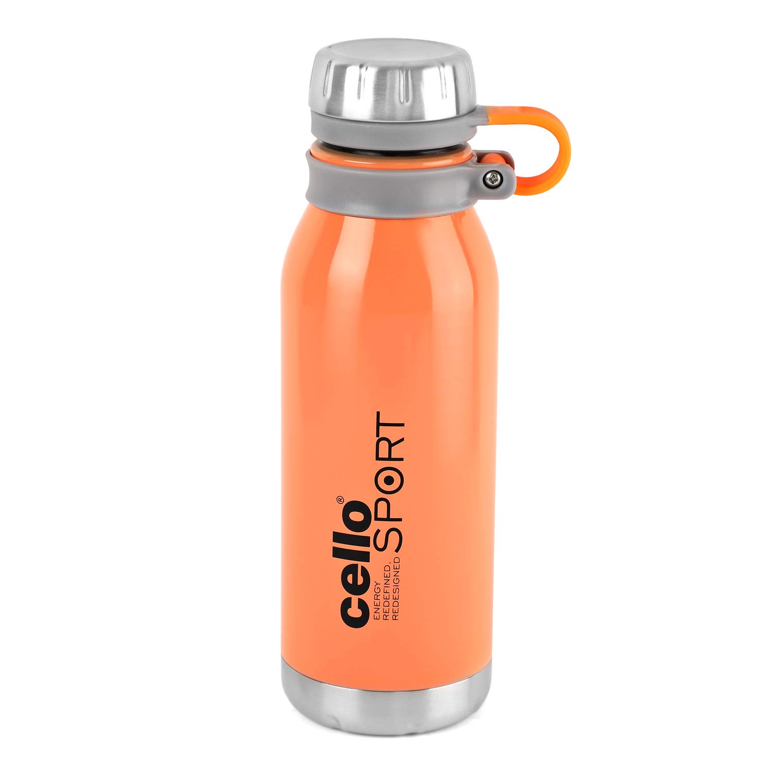 Buy Cello Storm Stainless Steel Flask, 500ml, Orange Online at Low