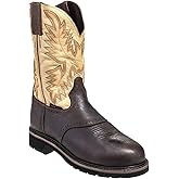 Justin Superintendent 11" Steel Toe Men's Work Boot, Durable Leather Safety Footwear with Slip-Resistant Outsole for Tough Jobs