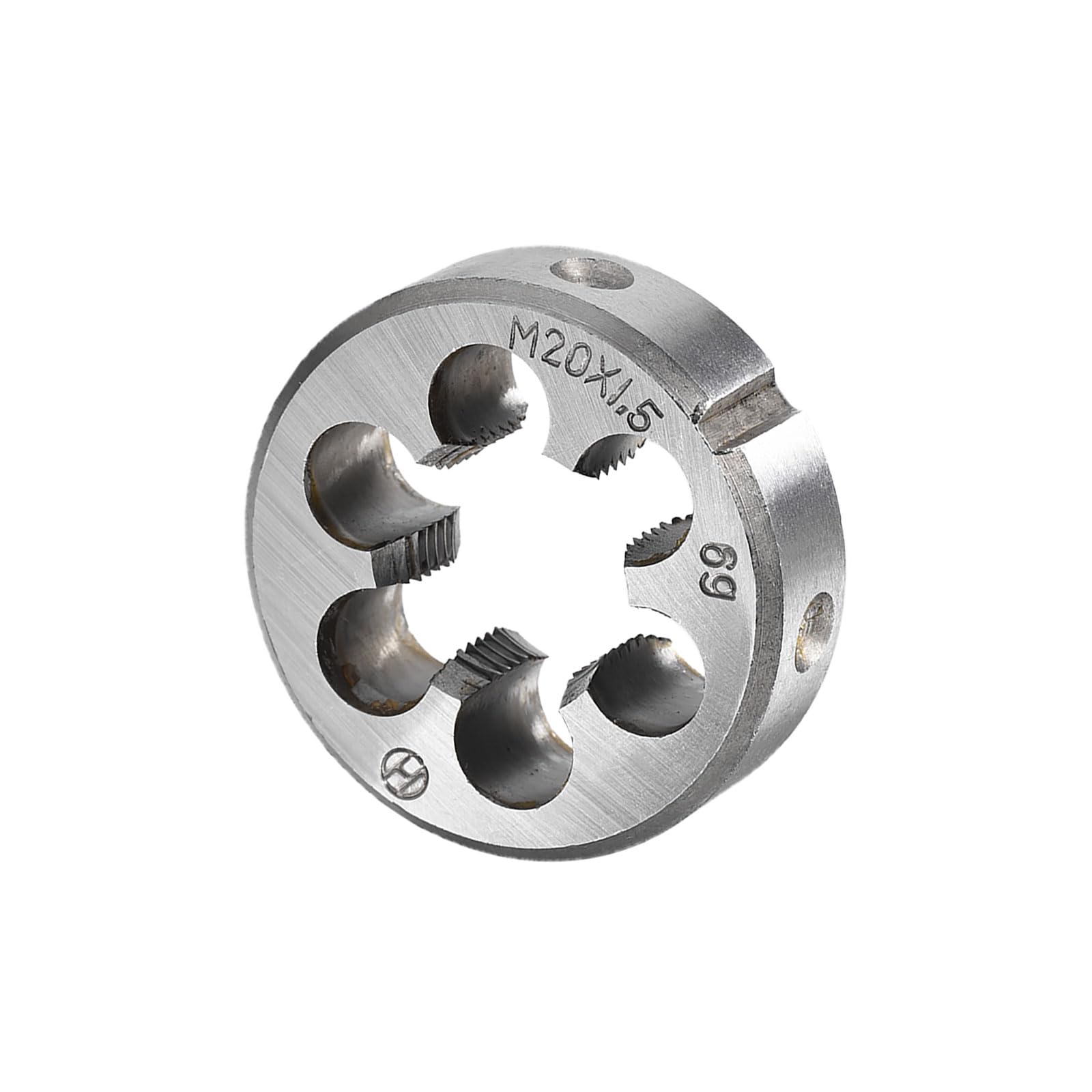 CoCud Metric Adjustable Round Die, M20 X 1.5, Alloy Steel Thread Right Hand Threading Die - (Applications: for Processing External Threads for Metal Plastic)