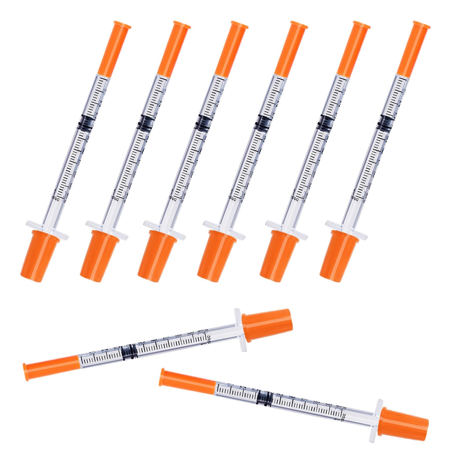 Photo 1 of 31G U-100 1ml/cc 1/4"(6mm) Scientific Lab Syringes, Individually Wrapped, Box of 100