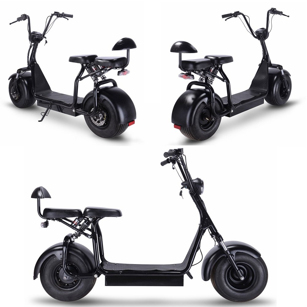 TOXOZERS Adult Citycoco 60v 1000W Fat Tire Scooter with LED Light