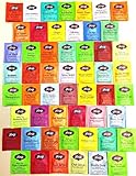 PowerTea Medley Gift Box Yogi Tea Variety 50 Tea Bags with Power for Apple Honey Sticks