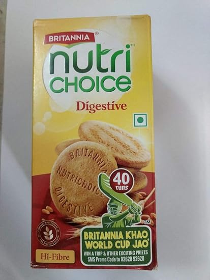 Britannia Nutrichoice Digestives High Fibre 250g Amazon In