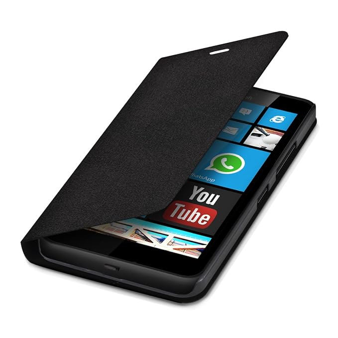 kwmobile Microsoft Lumia 640 XL Hülle - Flip Handy Schutzhülle - Cover Case Handyhülle für Microsoft Lumia 640 XL