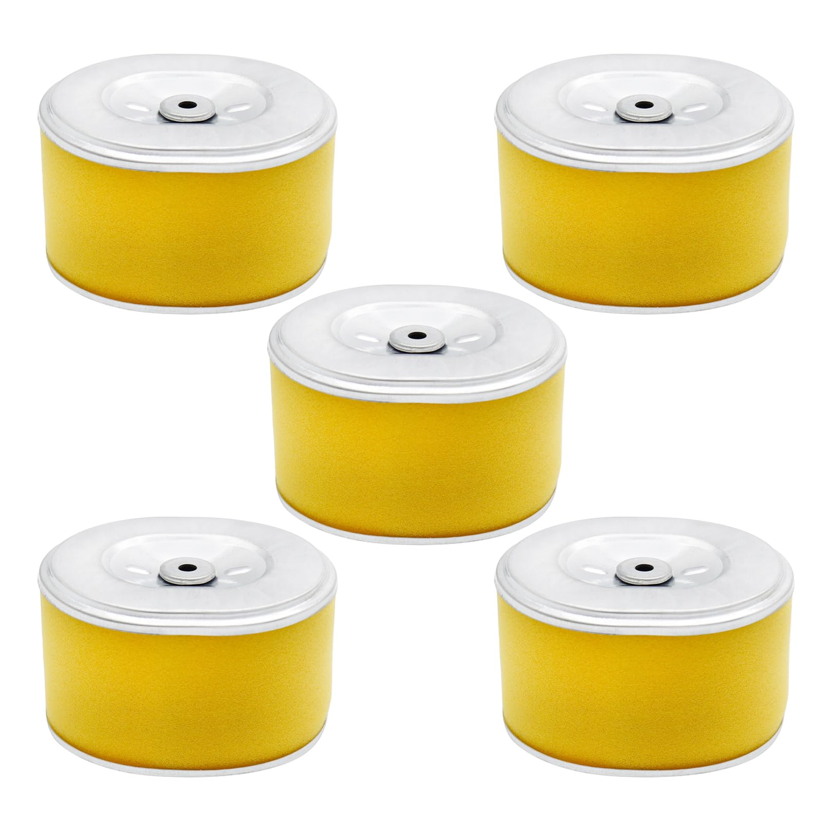Hoypeyfiy 5Pcs Air Filters Cleaner Element Replacement for GX160 GX200 GX140 GX100 GX110 GX120 5.5HP 6.5HP, Air Cleaner with Pre Filter Professional Air Filter Spare Parts