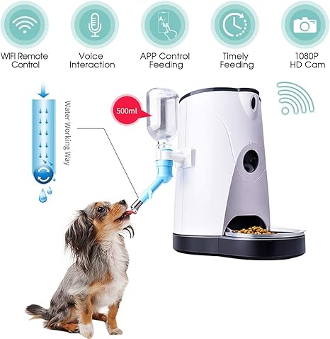 Amazon Com B H Erx Automatic Pet Food Feeder Pet Dispenser Cat