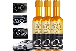 Catalytic Converter Cleaner - Engine & Exhaust System Carbon Removal Additive, 120ml Fuel Treatment for Gas/Diesel Vehicles, 