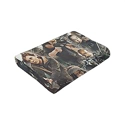 Throw Blanket Lightweight Plush Fuzzy Cozy Soft