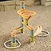 Fat Brain Toys 78 pc Bamboo Builder Marble Run