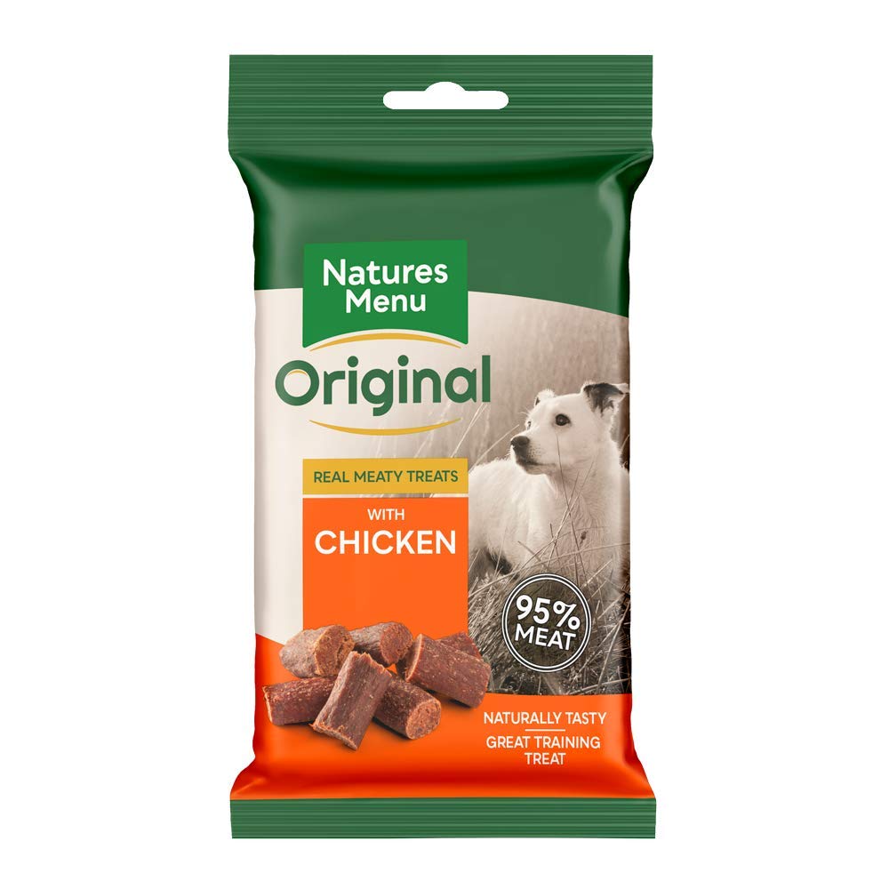 Natures Menu Real Meaty Dog Treats Chicken 12x60gm