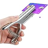 Hole Punch 2" Reach 1/4 inch Single Hole Punch,Heavy Duty Hole Puncher Single,Paper Punch Portable Hand Held Long Hole Punch 