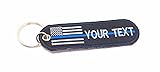 Custom Name American Flag USA Flag Blue LINE