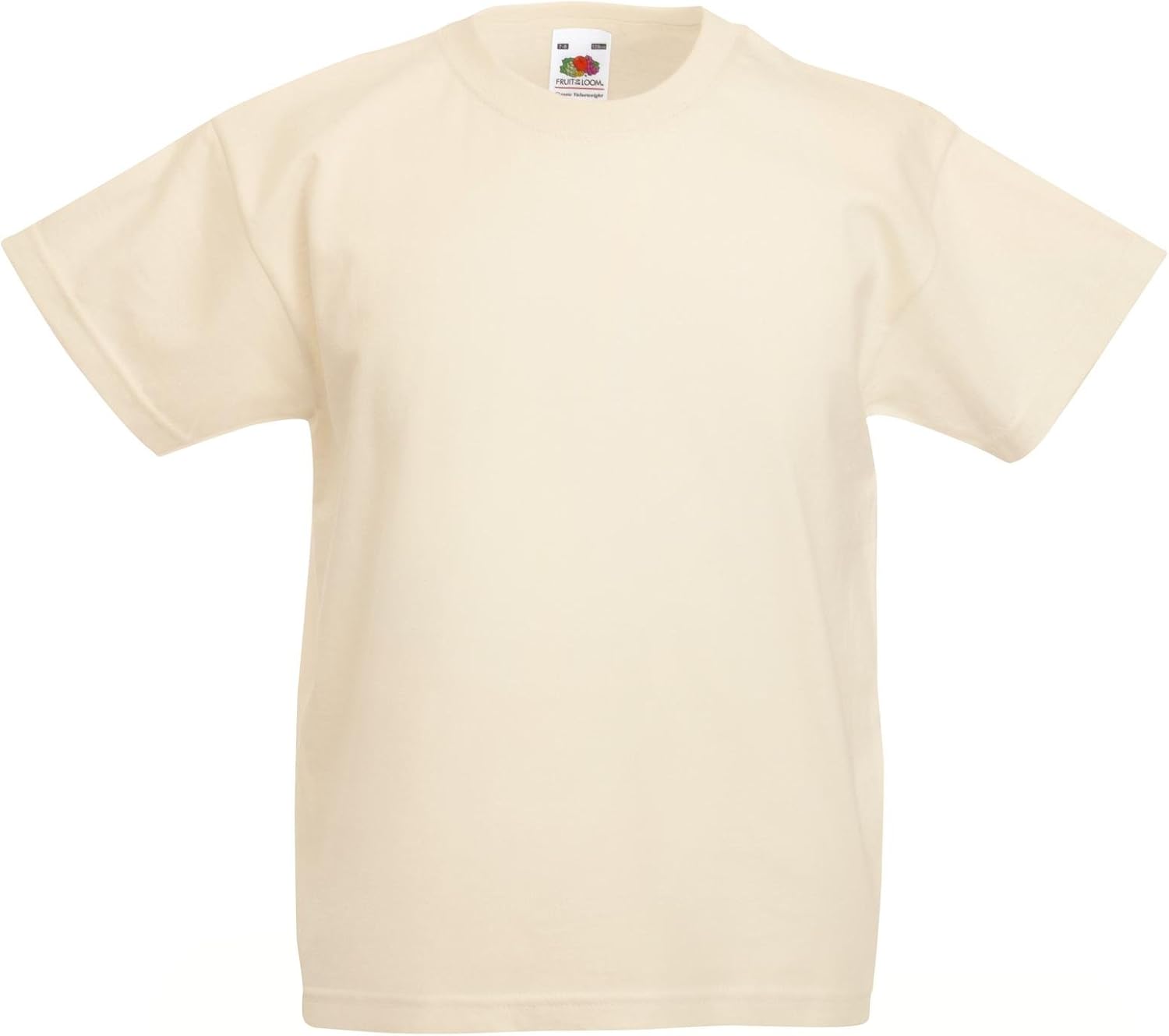 Fruit of the Loom New Camiseta de algodón para niños, Color Natural 9/11: Amazon.es: Hogar