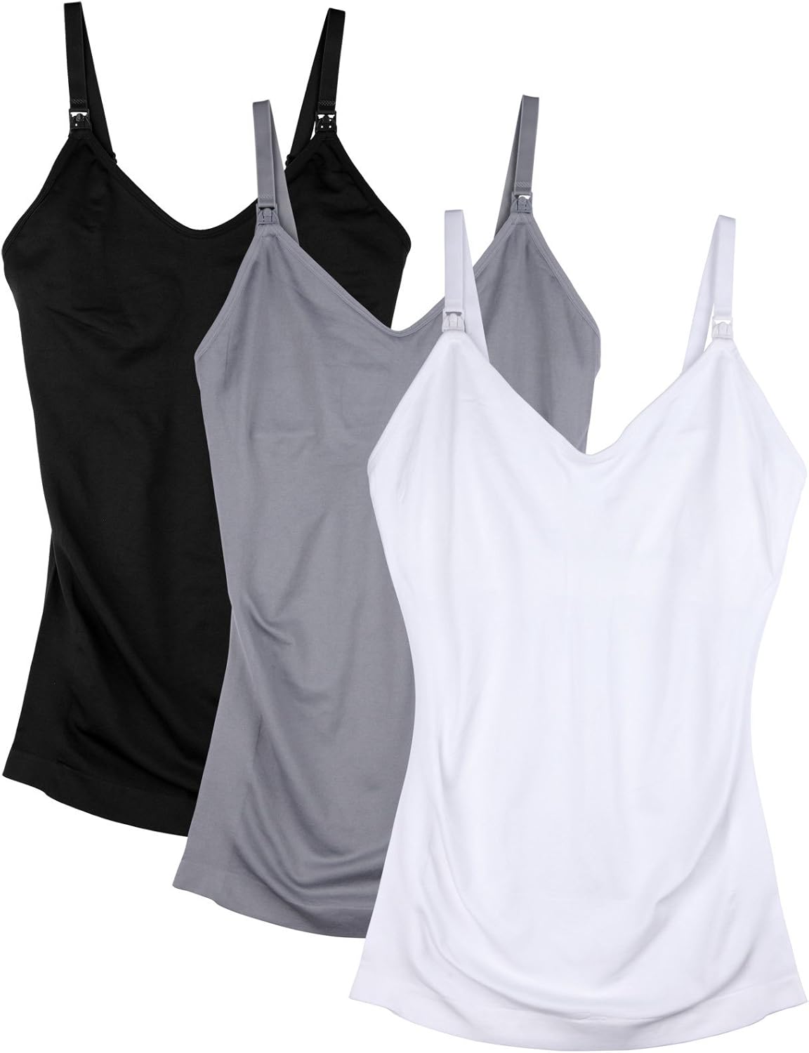 Womens Maternity Nursing Tank Cami for Breastfeeding with Adjustable Straps at  Women’s Clothing store