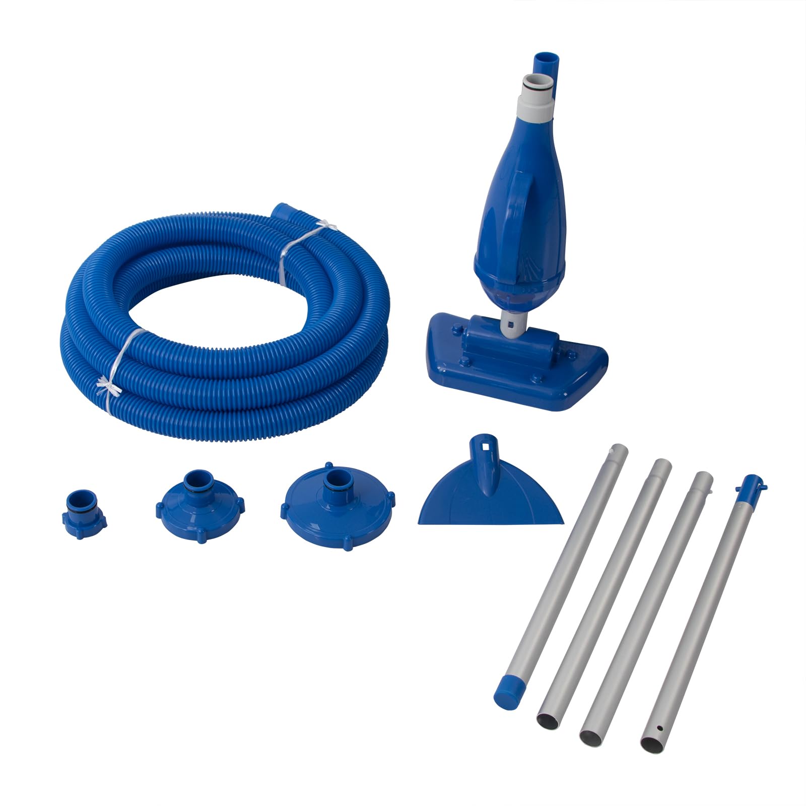 Photo 1 of DIMAR GARDEN Pool Vacuum Cleaner System with Filter, Pole, Hose and Wall Adapter, Portable Handhold