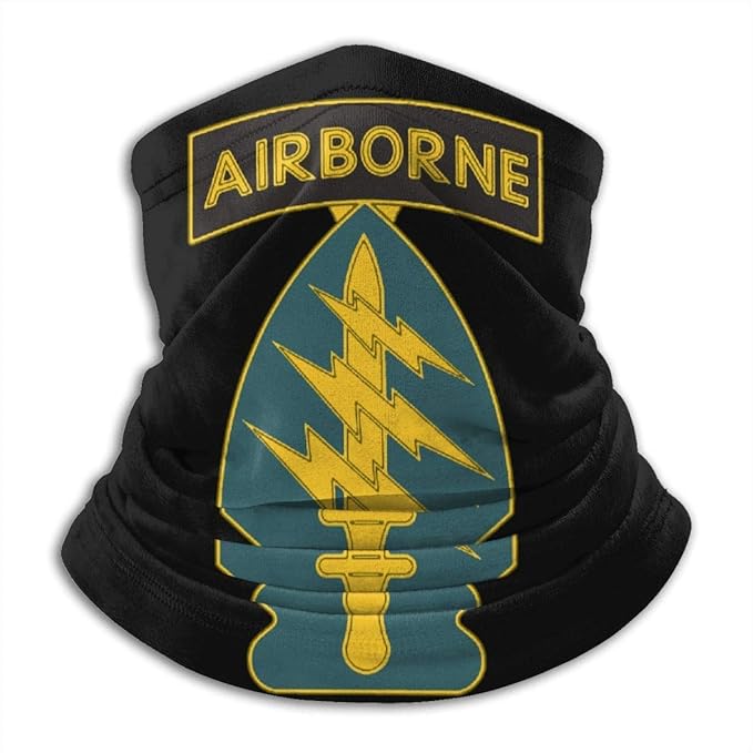 Army Special Forces Unit Men's Fleece Neck Warmer Neck
