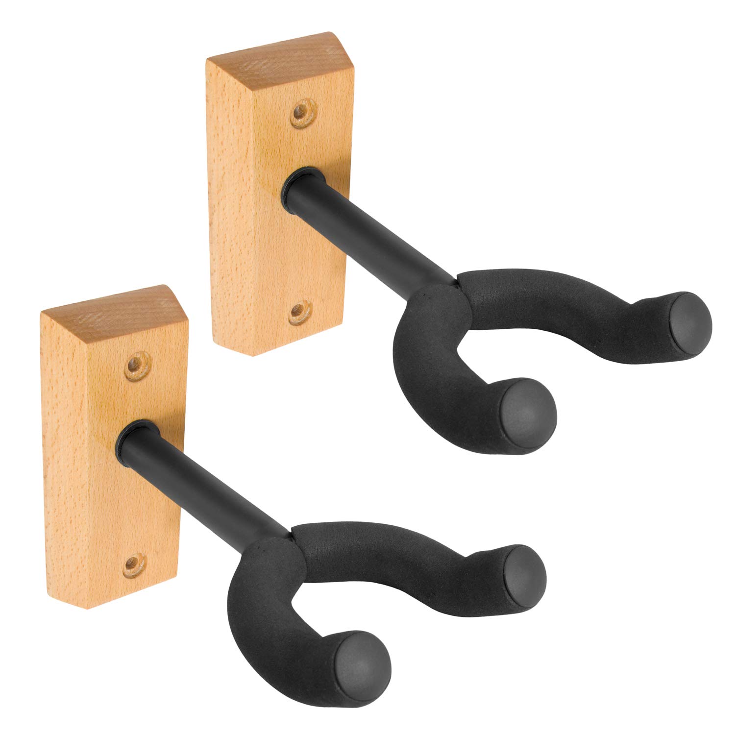 Tiger Wooden Ukulele Wall Mounts Pack of Two