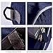 YAZER Bicycle Bags Cycling Cylindrical Portable Bicycle Bike Front Handlebar Bag with Transparent Pouch for Riding and More Outdoor Activities (Dark Blue)