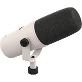 Universal Audio SD-1 Standard Dynamic Microphone, White | Cardioid polar pattern with internal shockmount and low cut filter for vocals, podcasts and livestreams