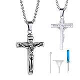 GOLDCHIC JEWELRY Engraved Cross Urn