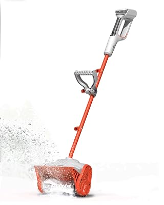 Litheli Cordless Snow Shovel, 13-Inch Battery-Powered Snow Blower with 4.0Ah Battery, Easy to Use Snow Thrower for Driveways, Sidewalks, Decks & Patios