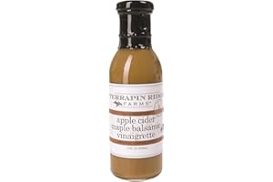 Terrapin Ridge Farms Apple Cider Maple Balsamic Vinaigrette – Gourmet Salad Dressing and Marinade – 12 Fl Oz Bottle