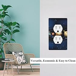 Pznen Planet Outer Space Duplex Wall Plate Solar