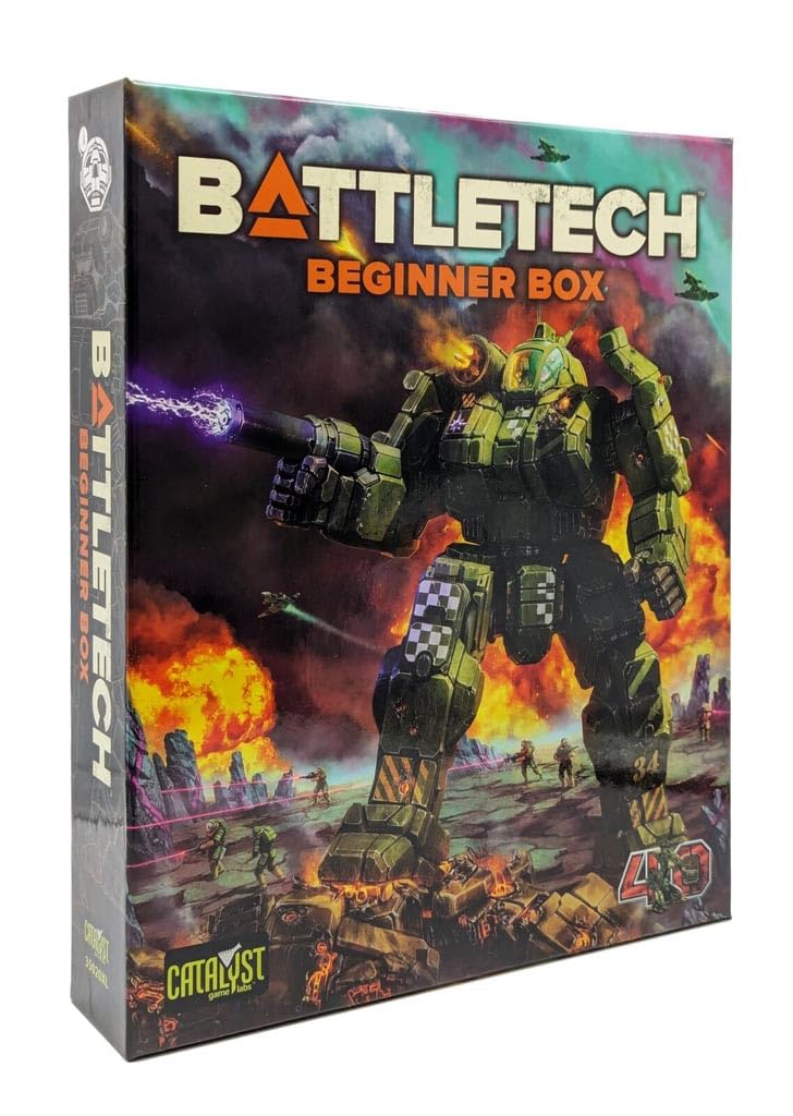 Catalyst Game Labs BattleTech | Beginner Box 40th Anniversary, Strategy Board Game, for 2 Players and Ages 14+