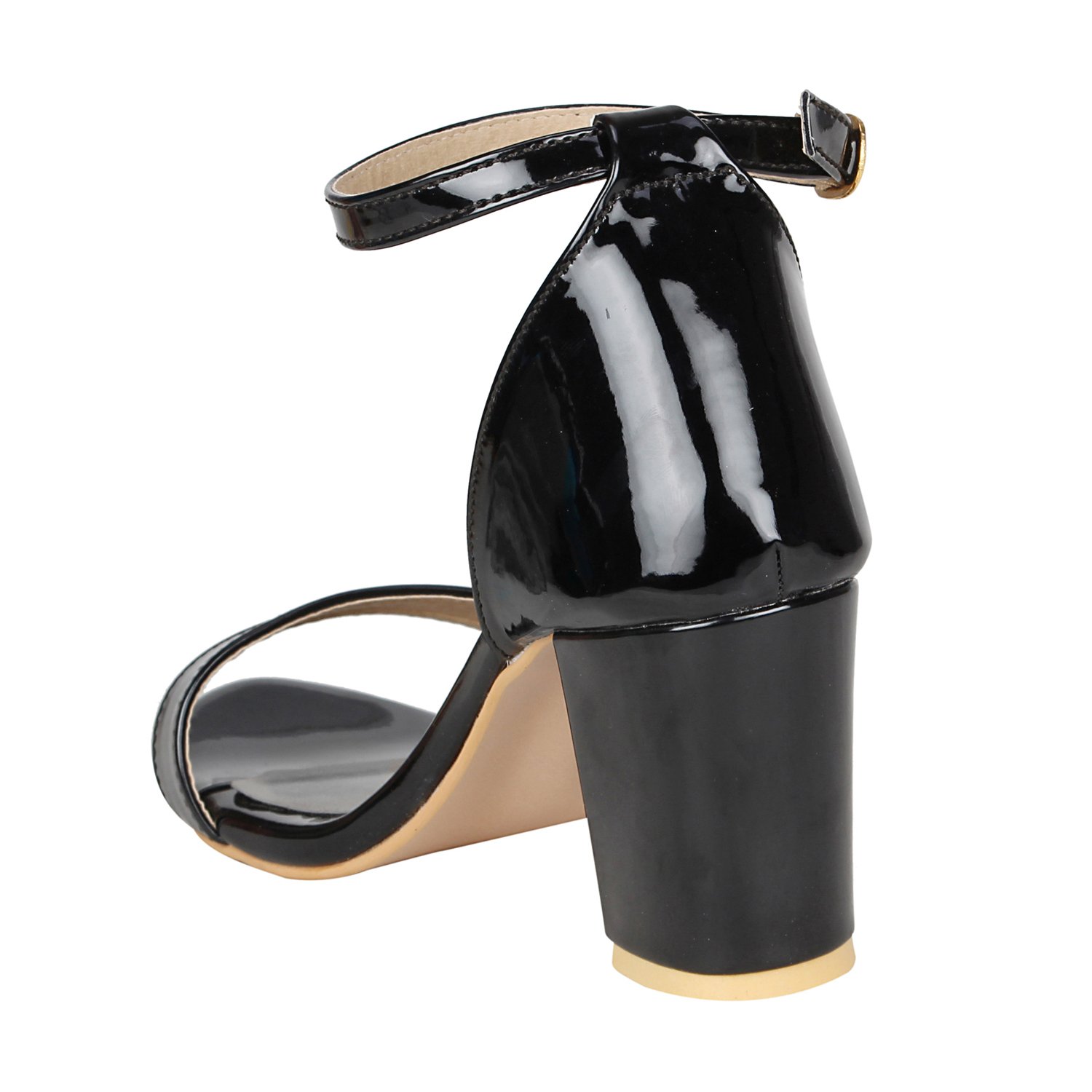 zkingfootwear designer black high heels for women and girls
