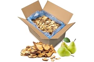 SUNRISE FRESH DRIED FRUIT CO. OF CALIFORNIA Sunrise Fresh Dried Fruit – Dried California Pears - All-Natural, Dehydrated, Unsweetened, No Added Sugar, Bulk Box with Resealable Bag, 5 lb. (Pear)