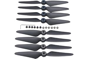 Blomiky 2 Sets 8 Pack F7 Foldable Propellers Replace Spare Pros Compatible with Bwine F7GB2 F7 SJRC F7S F7 4K 9800FT RC Quadcopter Drone F7 Propeller 2